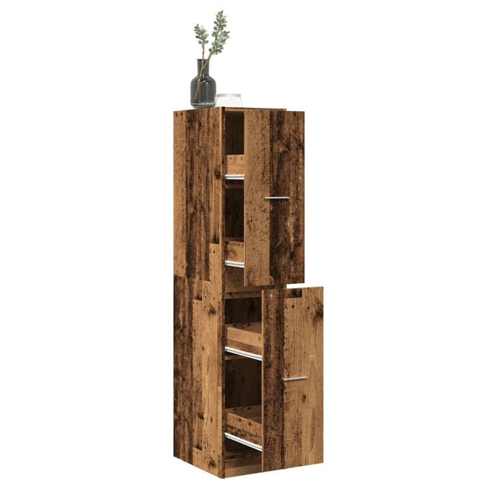 Dulap de farmacie, lemn vechi, 30x41x144,5 cm, lemn prelucrat - WALTI WALTI