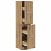 Dulap de farmacie, stejar artizanal, 30x41x144,5 cm, lemn stratificat - WALTI WALTI