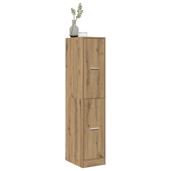 Dulap de farmacie, stejar artizanal, 30x41x144,5 cm, lemn stratificat - WALTI WALTI