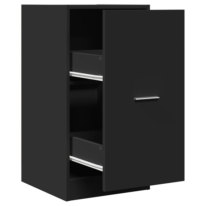 Dulap de farmacie, negru, 40x41x77,5 cm, lemn prelucrat - WALTI WALTI