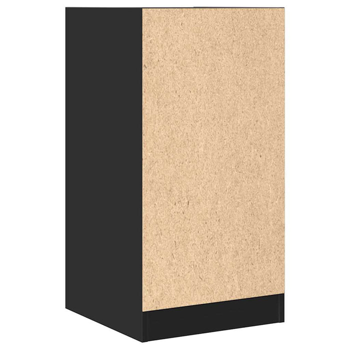 Dulap de farmacie, negru, 40x41x77,5 cm, lemn prelucrat - WALTI WALTI