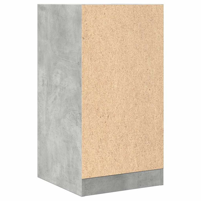 Dulap de farmacie, gri beton, 40x41x77,5 cm, lemn prelucrat - WALTI WALTI