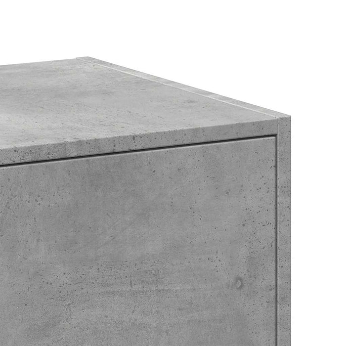 Dulap de farmacie, gri beton, 40x41x77,5 cm, lemn prelucrat - WALTI WALTI