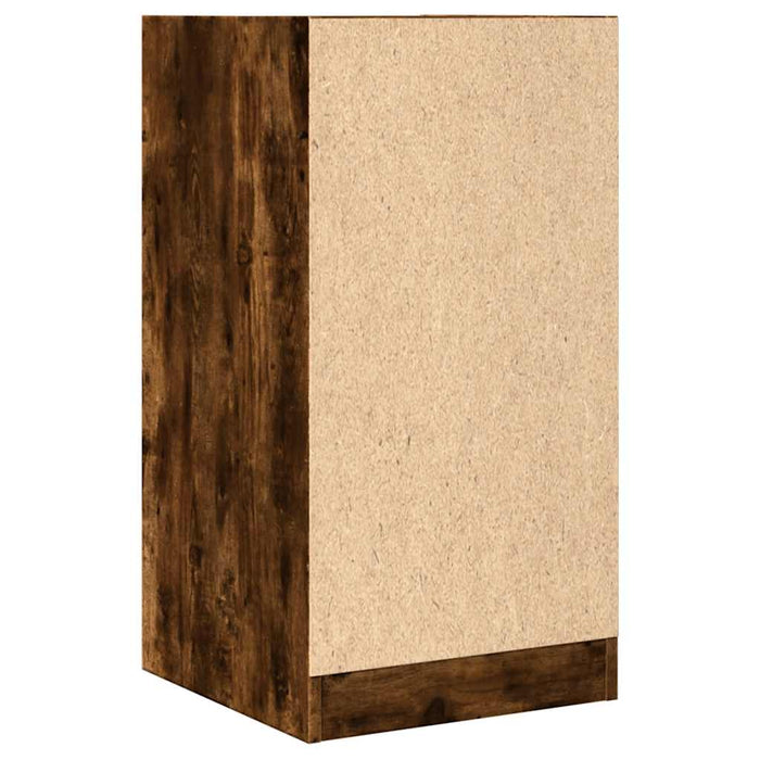 Dulap de farmacie stejar fumuriu, 40x41x77,5 cm, lemn prelucrat - WALTI WALTI