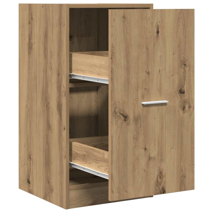 Dulap farmacie, stejar artizanal, 40x41x77,5 cm, lemn prelucrat - WALTI WALTI