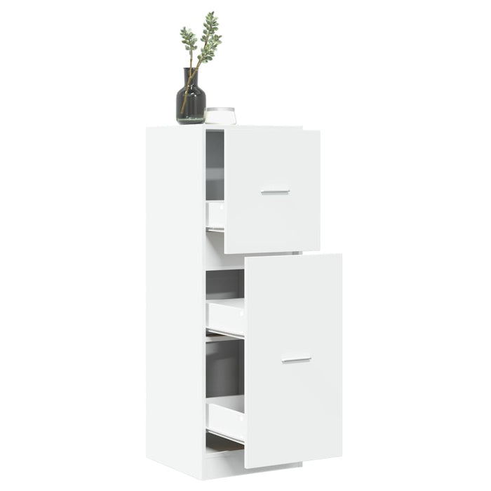 Dulap de farmacie, alb, 40x41x118 cm, lemn prelucrat - WALTI WALTI