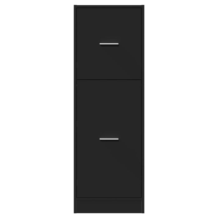 Dulap de farmacie, negru, 40x41x118 cm, lemn prelucrat - WALTI WALTI