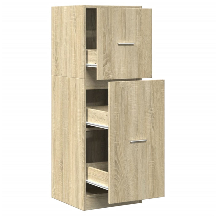 Dulap de farmacie, stejar sonoma, 40x41x118 cm lemn prelucrat - WALTI WALTI