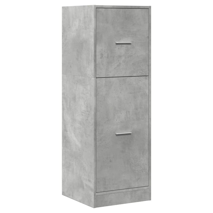 Dulap de farmacie, gri beton, 40x41x118 cm, lemn prelucrat - WALTI WALTI