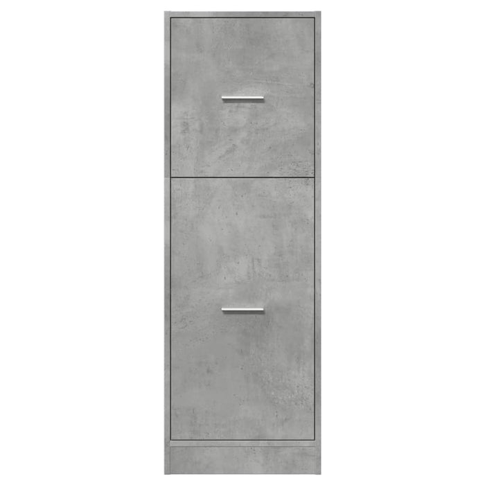 Dulap de farmacie, gri beton, 40x41x118 cm, lemn prelucrat - WALTI WALTI