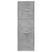 Dulap de farmacie, gri beton, 40x41x118 cm, lemn prelucrat - WALTI WALTI