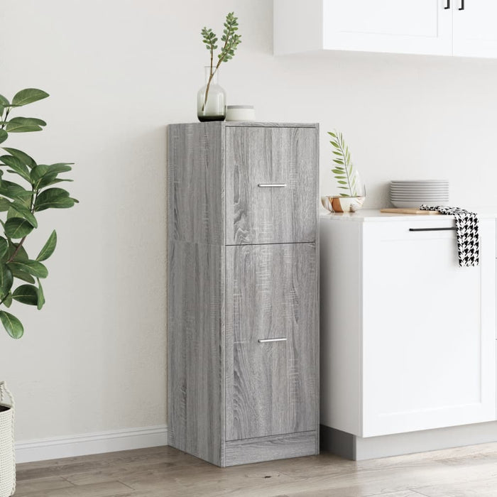 Dulap de farmacie, sonoma gri, 40x41x118 cm, lemn prelucrat - WALTI WALTI