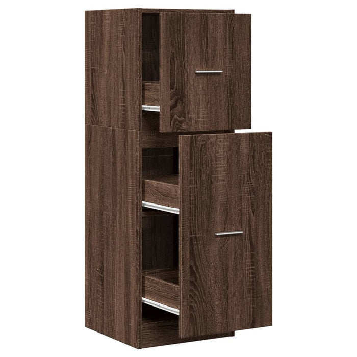 Dulap de farmacie, stejar maro, 40x41x118 cm, lemn prelucrat - WALTI WALTI