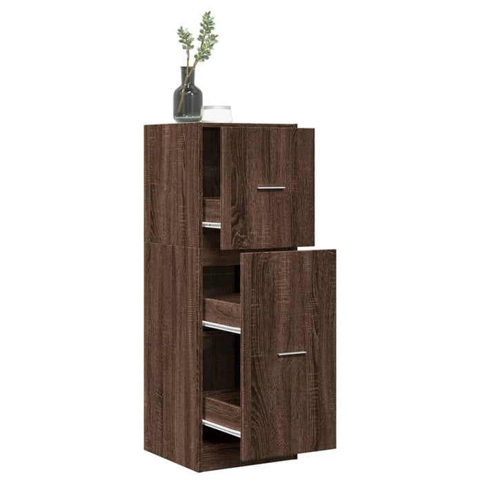 Dulap de farmacie, stejar maro, 40x41x118 cm, lemn prelucrat - WALTI WALTI