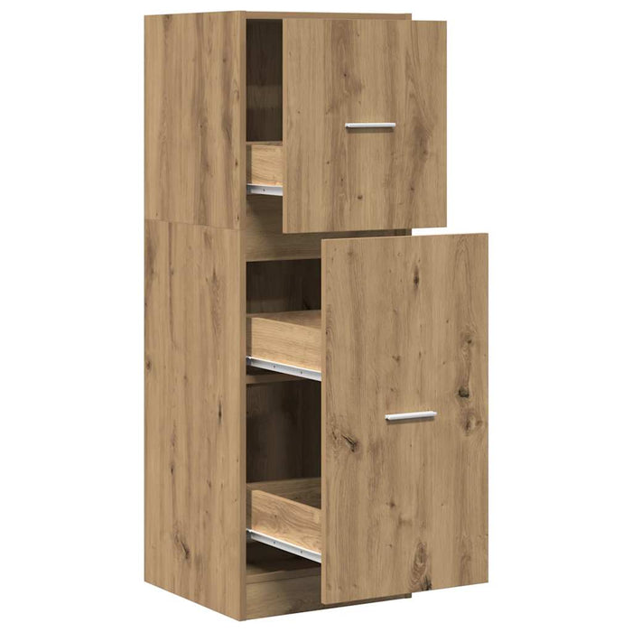 Dulap farmacie, stejar artizanal, 40x41x118 cm, lemn prelucrat - WALTI WALTI