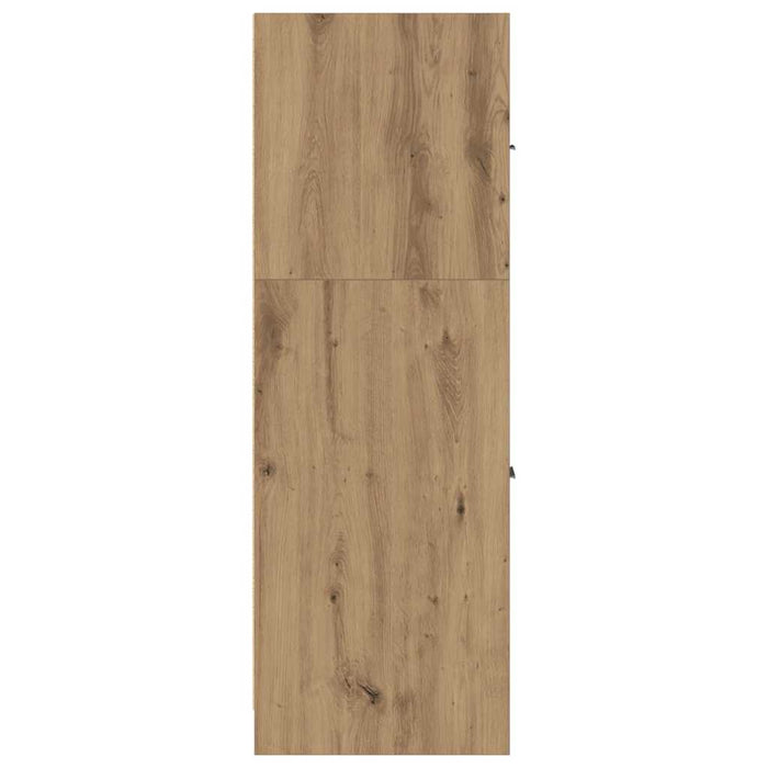 Dulap farmacie, stejar artizanal, 40x41x118 cm, lemn prelucrat - WALTI WALTI