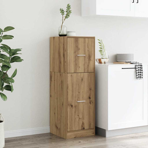 Dulap farmacie, stejar artizanal, 40x41x118 cm, lemn prelucrat - WALTI WALTI