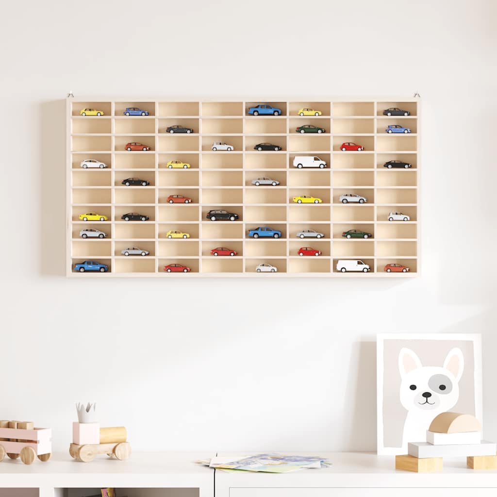 Vitrina de colecție din lemn cu 80 de compartimente - WALTI