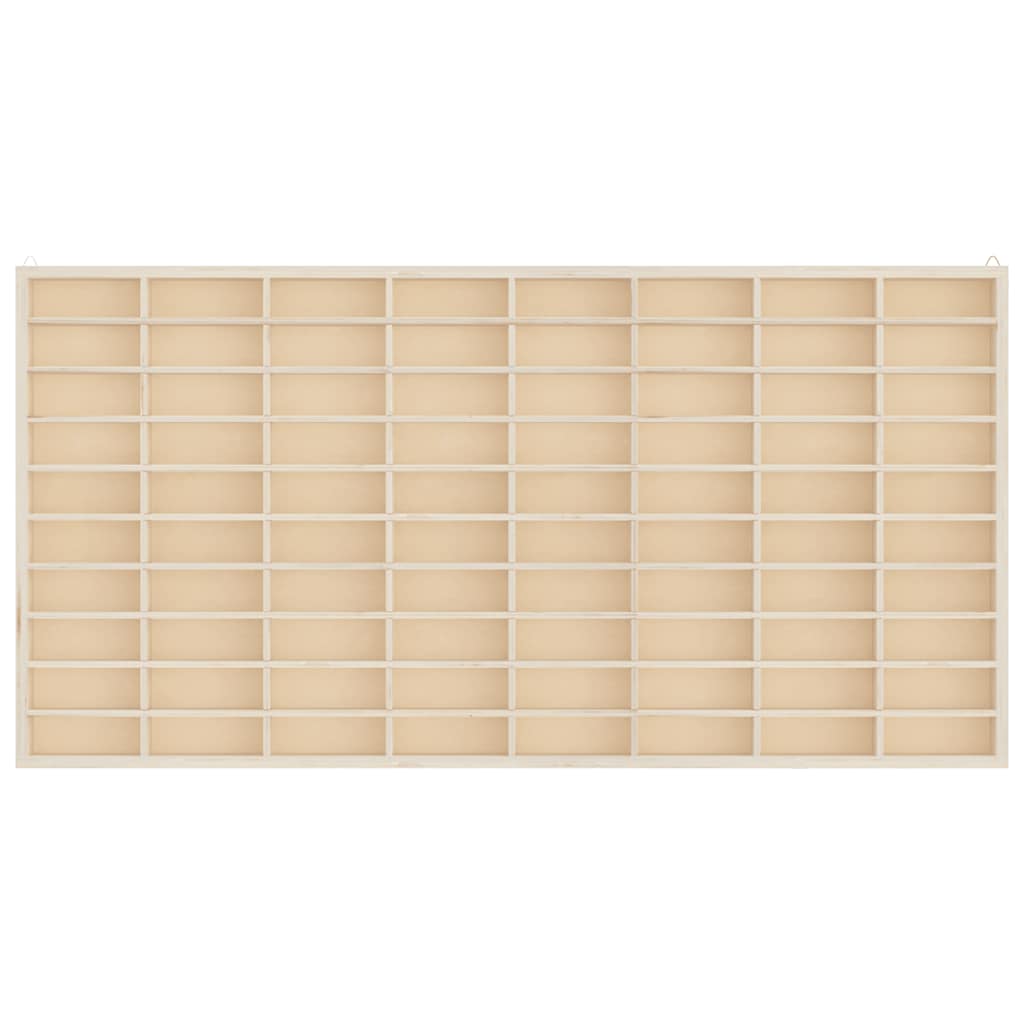 Vitrina de colecție din lemn cu 80 de compartimente - WALTI