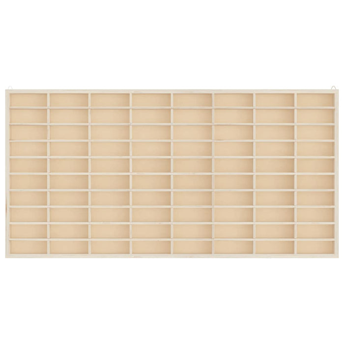 Vitrina de colecție din lemn cu 80 de compartimente - WALTI WALTI