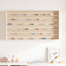 Vitrina de colecție din lemn cu 6 rafturi 100x8,5x55 cm - WALTI WALTI