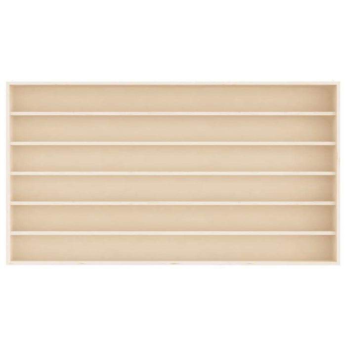 Vitrina de colecție din lemn cu 6 rafturi 100x8,5x55 cm - WALTI WALTI