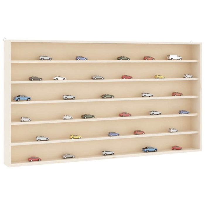 Vitrina de colecție din lemn cu 6 rafturi 100x8,5x55 cm - WALTI WALTI