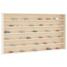 Vitrina de colecție din lemn cu 6 rafturi 100x8,5x55 cm - WALTI WALTI