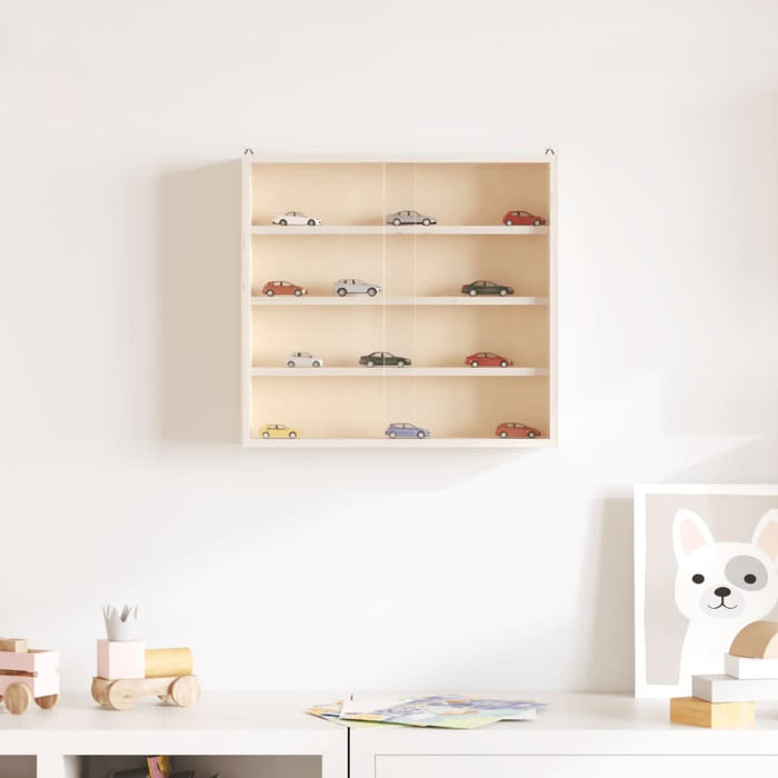 Vitrina de colecție din lemn cu uși 40x8,5x37 cm - WALTI WALTI