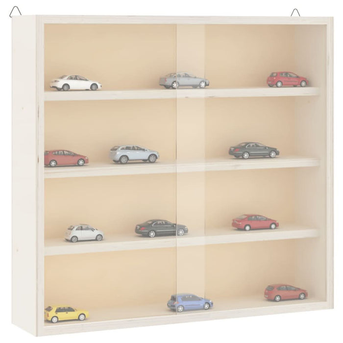 Vitrina de colecție din lemn cu uși 40x8,5x37 cm - WALTI WALTI