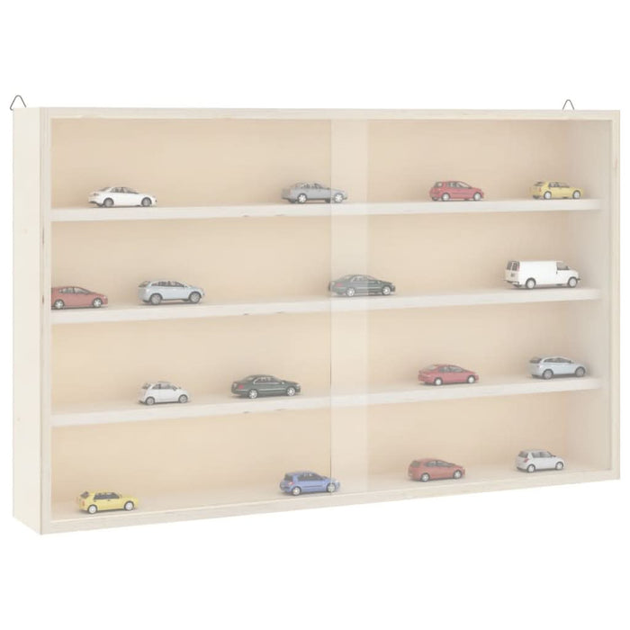 Vitrina de colecție din lemn cu uși 60x8,5x37 cm - WALTI WALTI