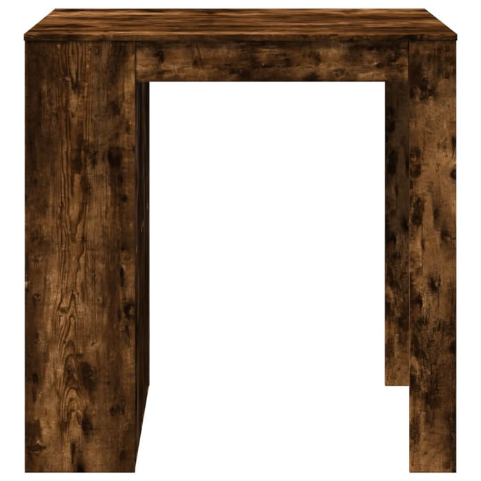 Masă de bar, stejar fumuriu, 102x70x103,5 cm, lemn prelucrat - WALTI WALTI