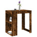 Masă de bar, stejar fumuriu, 102x70x103,5 cm, lemn prelucrat - WALTI WALTI