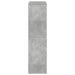 Bibliotecă, gri beton, 100x33x125,5 cm, lemn prelucrat - WALTI WALTI