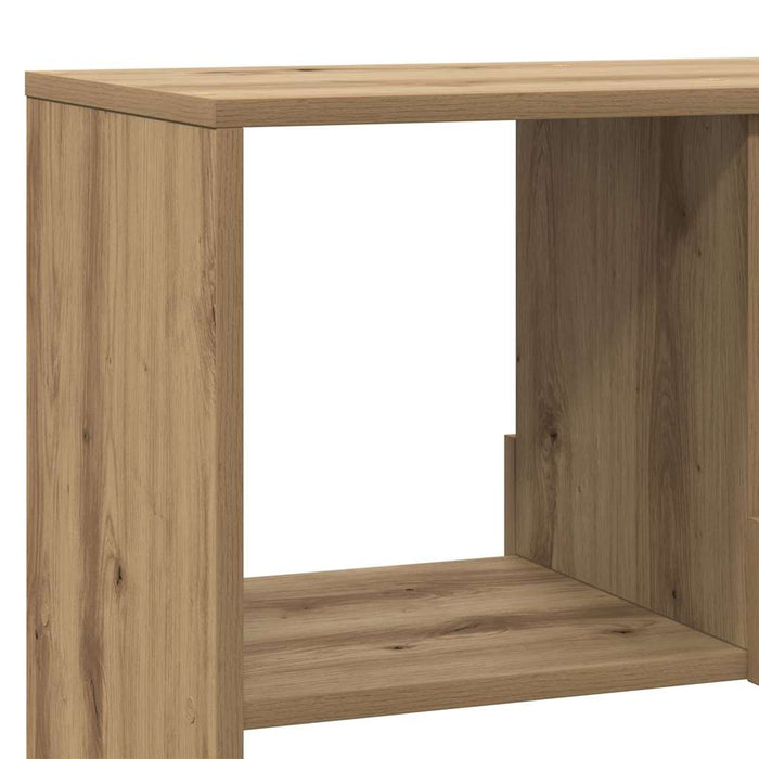 Bibliotecă, stejar artizanal, 100x33x187,5 cm, lemn prelucrat WALTI