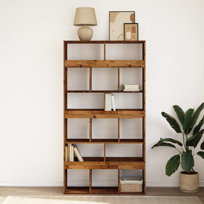 Bibliotecă, lemn vechi, 100x33x187,5 cm, lemn prelucrat - WALTI WALTI
