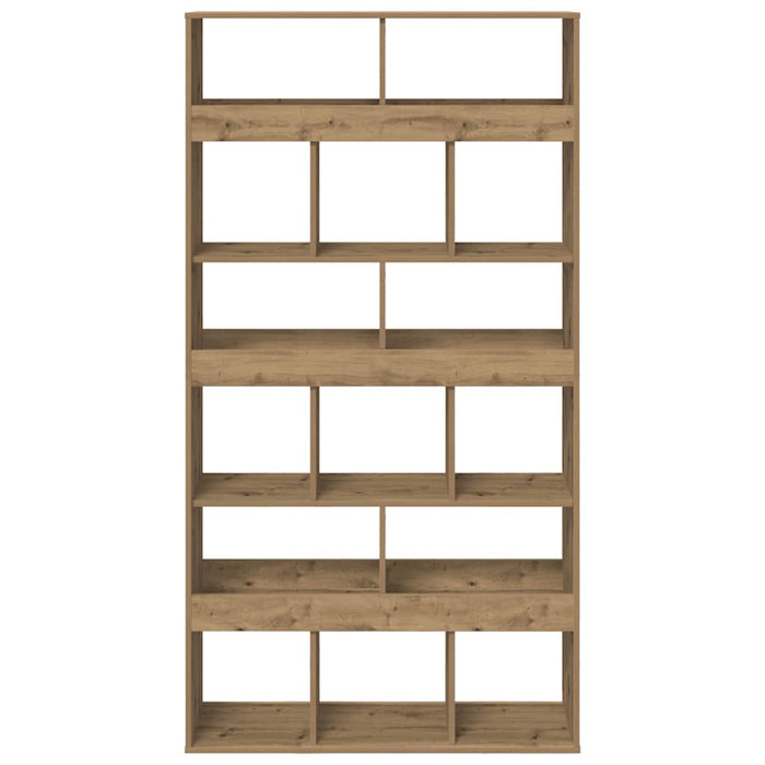 Bibliotecă, stejar artizanal, 100x33x187,5 cm, lemn prelucrat - WALTI WALTI