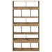 Bibliotecă, stejar artizanal, 100x33x187,5 cm, lemn prelucrat - WALTI WALTI