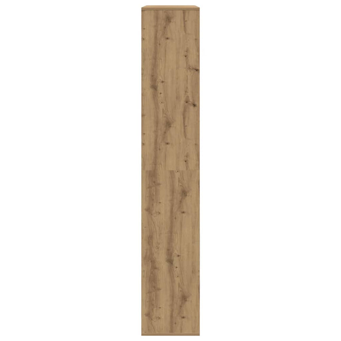 Bibliotecă, stejar artizanal, 100x33x187,5 cm, lemn prelucrat - WALTI WALTI