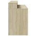 Birou cu lumini LED stejar sonoma, 120x55x91 cm, lemn prelucrat - WALTI WALTI