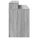 Birou cu lumini LED, gri sonoma, 120x55x91 cm, lemn prelucrat - WALTI WALTI