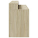 Birou cu lumini LED stejar sonoma, 140x55x91 cm, lemn prelucrat - WALTI WALTI