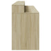 Birou cu lumini LED stejar sonoma, 200x55x91 cm, lemn prelucrat - WALTI WALTI