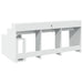 Birou cu lumini LED, alb, 200x104x91 cm, lemn prelucrat - WALTI WALTI