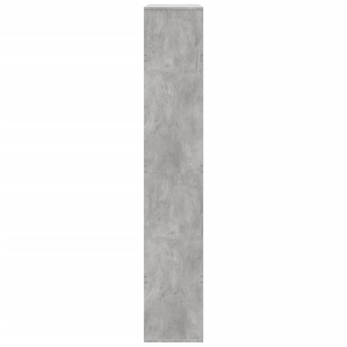 Separator de cameră, gri beton, 100x33x187,5 cm, lemn prelucrat - WALTI WALTI