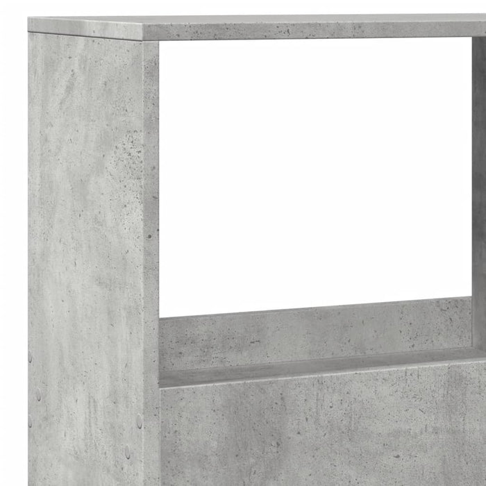 Separator de cameră, gri beton, 100x33x155,5 cm, lemn prelucrat - WALTI WALTI