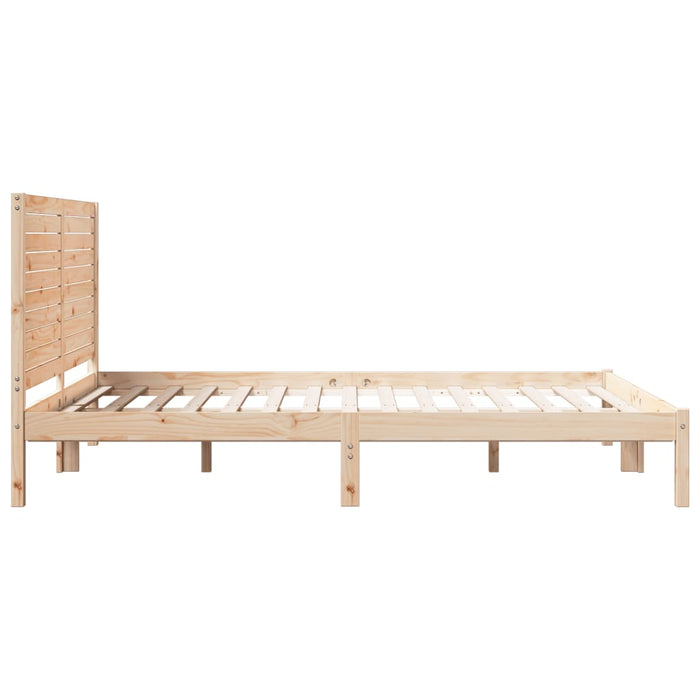 Cadru pat foarte lung fără saltea, 160x210 cm, lemn masiv - WALTI WALTI