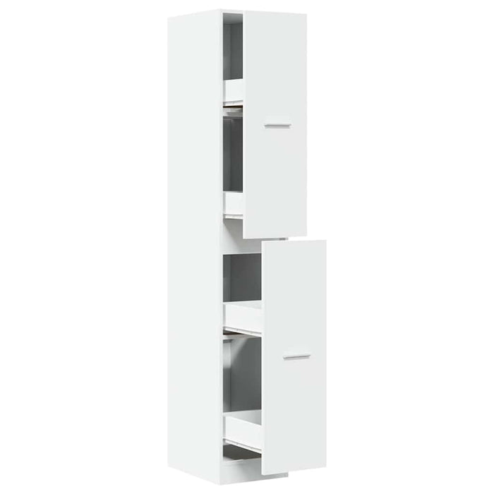 Dulap de farmacie, alb, 30x41x174,5 cm, lemn stratificat - WALTI WALTI