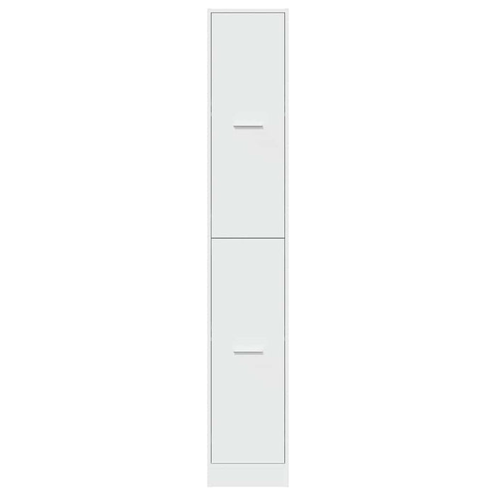 Dulap de farmacie, alb, 30x41x174,5 cm, lemn stratificat - WALTI WALTI
