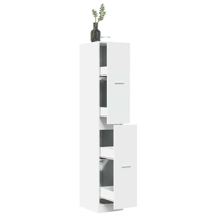 Dulap de farmacie, alb, 30x41x174,5 cm, lemn stratificat - WALTI WALTI